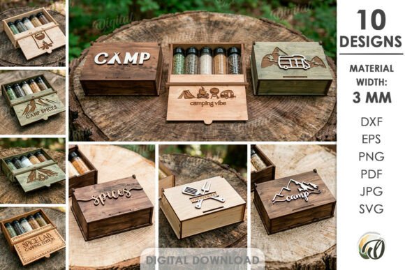 3D Travel Spice Boxes Bundle Laser Cut – A Practical Guide to Creative Integration
