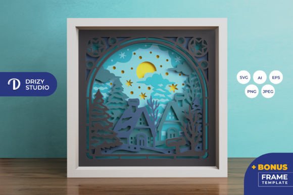 Bringing the Magic of the North Pole to Life with Winter Village 3D Light Box