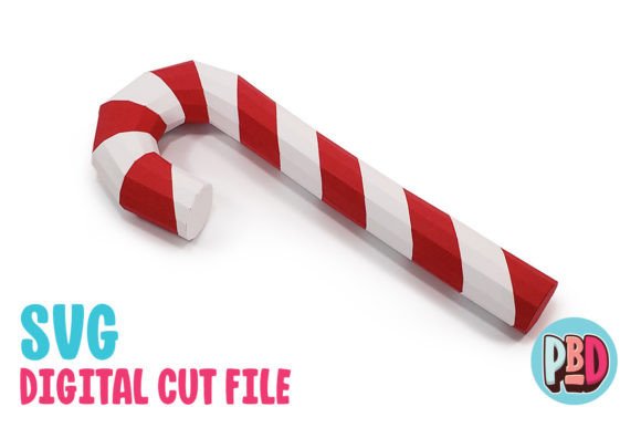 Candy Cane 3D Papercraft: A Strategic Decor and Branding Tool for Creative Professionals