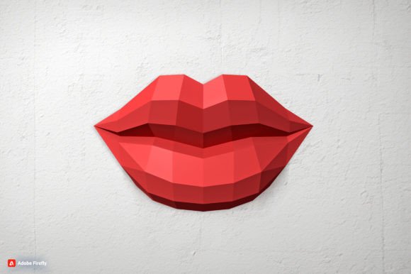 Creating Impact with DIY Lips 3D Papercraft