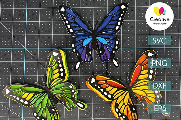 Enhance Your Crafts with Exquisite 3D Butterfly SVG Designs