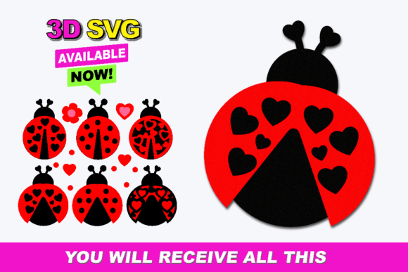 Exploring the Versatility of Ladybug Elements 3D SVG for Creative Projects