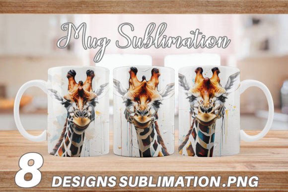 Mug Wrap 3D Giraffe Painting: A Creative Way to Customize Coffee Mugs