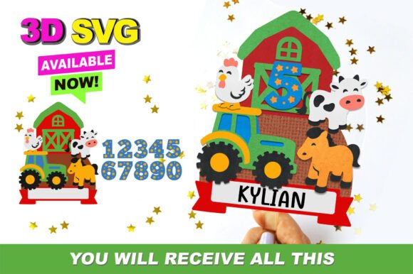 Tractor Truck Cake Topper 3D SVG: A Creative Tool for Every Occasion